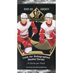 2021-22 UD SP Authentic Hockey Hobby Balíček