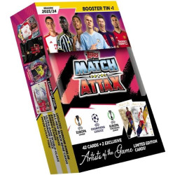 TOPPS MATCH ATTAX CHAMPIONS LEAGUE 2023/24  BOOSTER TIN 1 PURPLE