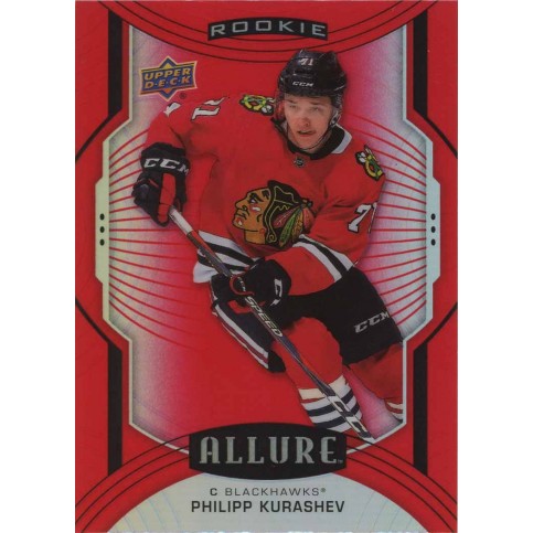 PHILIPP KURASHEV insert RC 20-21 Allure Red Rainbow Rookie