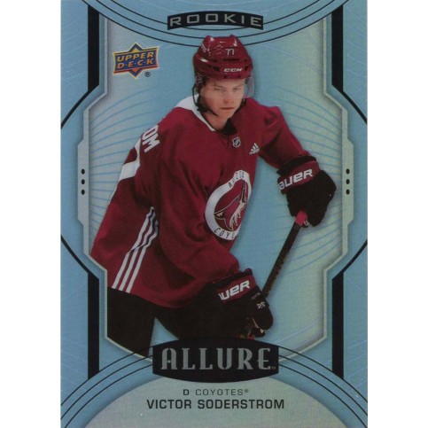 VICTOR SODERSTROM SP insert RC 20-21 Allure Double Rainbow Rookie