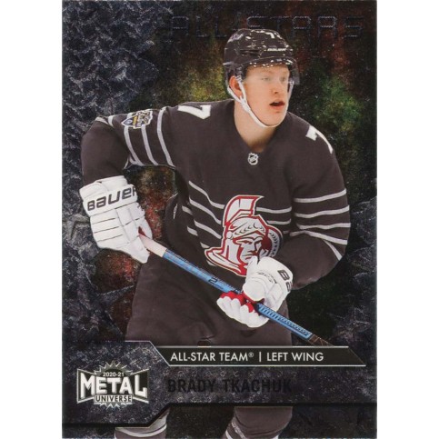 BRADY TKACHUK insert 20-21 Metal Universe All-Stars