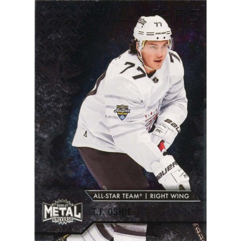 T.J. OSHIE insert 20-21 Metal Universe All-Stars