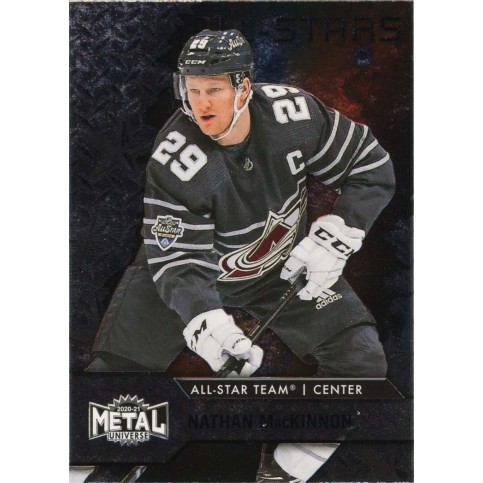 NATHAN MacKINNON insert 20-21 Metal Universe All-Stars