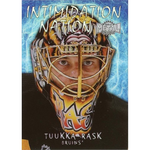 TUUKKA RASK insert 20-21 Metal Universe Intimidation Nation