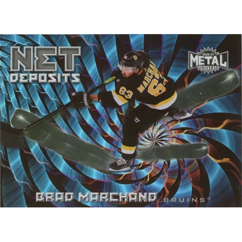 BRAD MARCHAND insert 20-21 Metal Universe Net Deposits