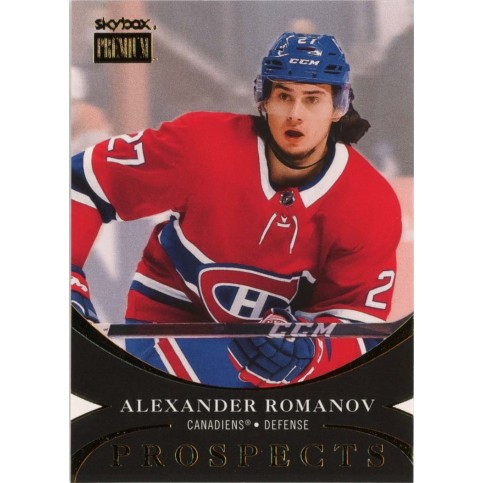 ALEXANDER ROMANOV insert RC 20-21 Metal Universe Skybox Premium Prospects