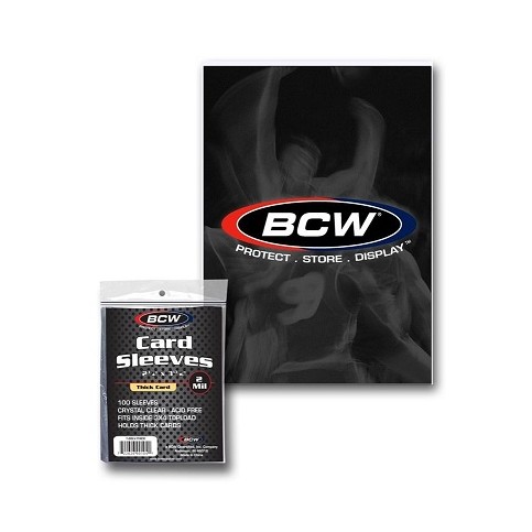 BCW Obaly na karty Soft Sleeves THICK 180 pt plus (100 ks)