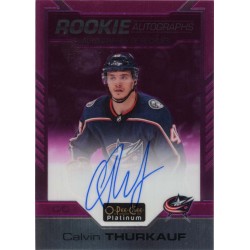 CALVIN THURKAUF auto RC 20-21 OPC Platinum Rookie Autographs Matte Pink /99