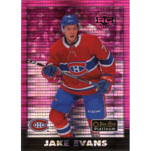 JAKE EVANS insert RC 20-21 OPC Platinum Retro Rookies Seismic Pink