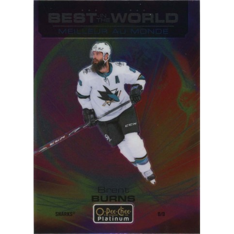 BRENT BURNS insert 20-21 OPC Platinum Best in the World