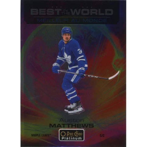 AUSTON MATTHEWS insert 20-21 OPC Platinum Best in the World