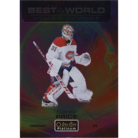 CAREY PRICE insert 20-21 OPC Platinum Best in the World