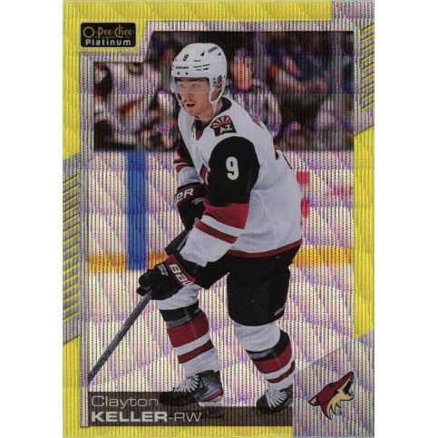 CLAYTON KELLER paralel 20-21 OPC Platinum Neon Yellow Surge