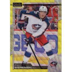 ZACH WERENSKI paralel 20-21 OPC Platinum Neon Yellow Surge