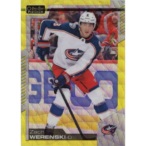 ZACH WERENSKI paralel 20-21 OPC Platinum Neon Yellow Surge