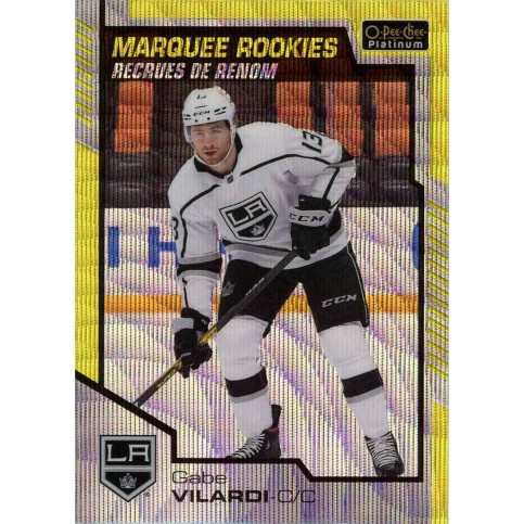 GABE VILARDI insert 20-21 OPC Platinum Marquee Rookies Neon Yellow Surge