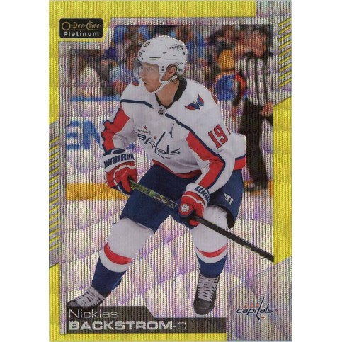 NICKLAS BACKSTROM paralel 20-21 OPC Platinum Neon Yellow Surge