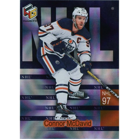 CONNOR McDAVID insert 20-21 Extended HoloGrFx NHL