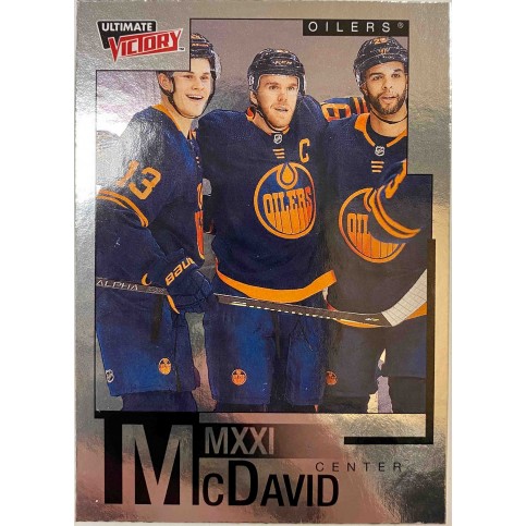 CONNOR McDAVID insert 20-21 Extended Ultimate Victory McDavid MMXXI