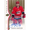 DOUGIE HAMILTON insert 20-21 UD Premier Gold Spectrum Autographs /25