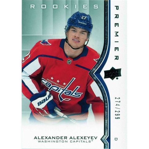 ALEXANDER ALEXEYEV insert RC 20-21 UD Premier Rookies /299