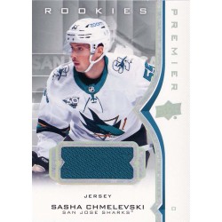 SASHA CHMELEVSKI jersey RC 20-21 UD Premier Relic Jersey