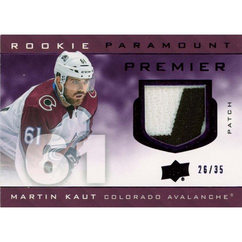 MARTIN KAUT patch RC 20-21 UD Premier Rookie Paramount Patch /35