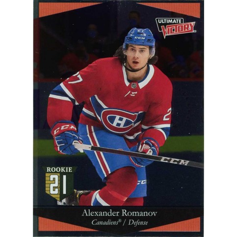 ALEXANDER ROMANOV insert RC 20-21 Extended Ultimate Victory Rookie
