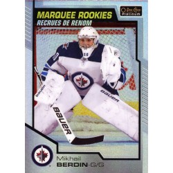 MIKHAIL BERDIN insert RC 20-21 OPC Platinum Marquee Rookies Rainbow