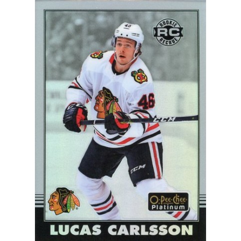 LUCAS CARLSSON insert RC 20-21 OPC Platinum Retro Rookie Rainbow