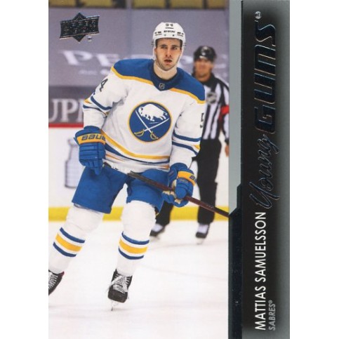 MATTIAS SAMUELSSON insert RC 21-22 UD Series 1 Young Guns