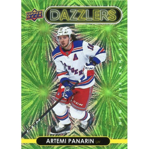 ARTEMI PANARIN paralel 21-22 UD Series 1 Dazzlers Green