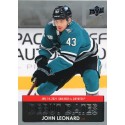 JOHN LEONARD insert 21-22 UD Series 1 Debut Dates