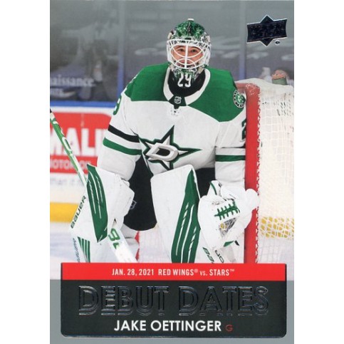 JAKE OETTINGER insert 21-22 UD Series 1 Debut Dates