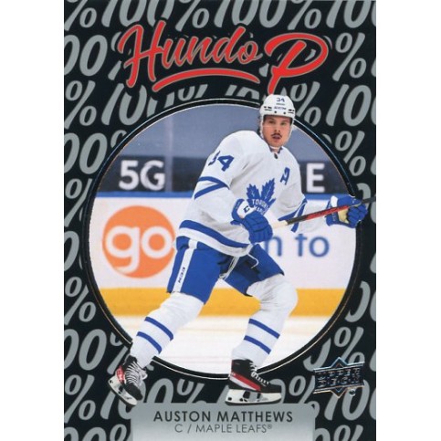 AUSTON MATTHEWS insert 21-22 UD Series 1 Hundo P