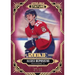 ALEKSI HEPONIEMI insert RC 20-21 Stature Rookie Red /85