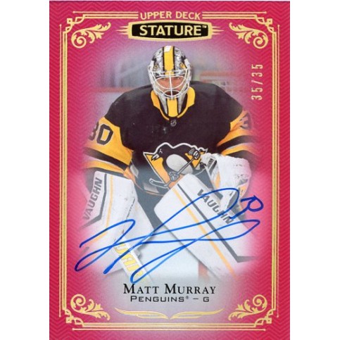 MATT MURRAY auto 19-20 Stature Update Autographs /35 