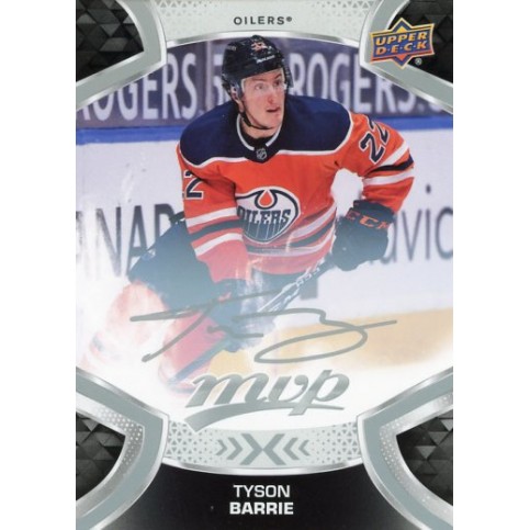 TYSON BARRIE paralel 21-22 UD MVP Silver Script