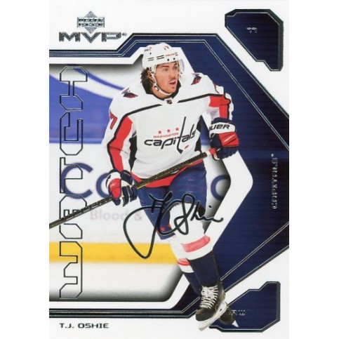 T. J. OSHIE insert 21-22 UD MVP 20th Anniversary