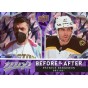 PATRICE BERGERON insert 21-22 UD MVP Before and After