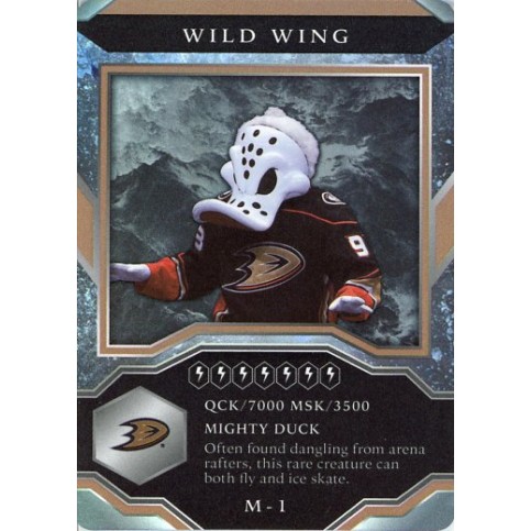 WILD WING insert 21-22 UD MVP Mascot Gaming 