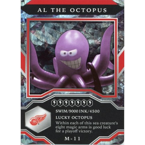 AL THE OCTOPUS insert 21-22 UD MVP Mascot Gaming Sparkle