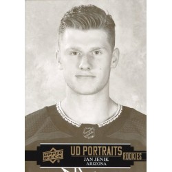 JAN JENÍK insert RC 21-22 UD Series 2 Portraits Rookies