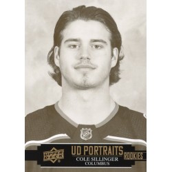 COLE SILLINGER insert RC 21-22 UD Series 2 Portraits Rookies SP