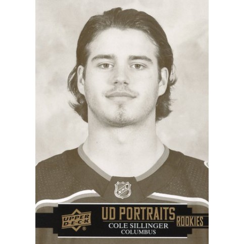 COLE SILLINGER insert RC 21-22 UD Series 2 Portraits Rookies SP