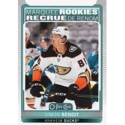 SIMON BENOIT insert RC 21-22 OPC Update Marquee Rookies