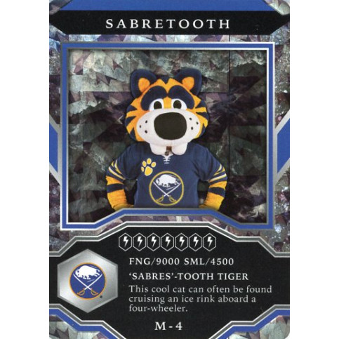 SABRETOOTH insert 21-22 UD MVP Mascot Gaming Sparkle