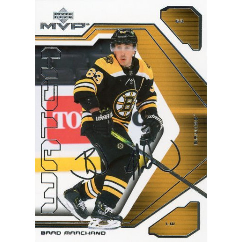 BRAD MARCHAND insert 21-22 UD MVP 20th Anniversary