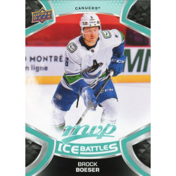  BROCK BOESER paralel 21-22 UD MVP Ice Battles