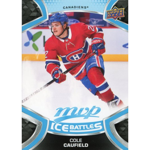 COLE CAUFIELD insert RC 21-22 UD MVP Ice Battles